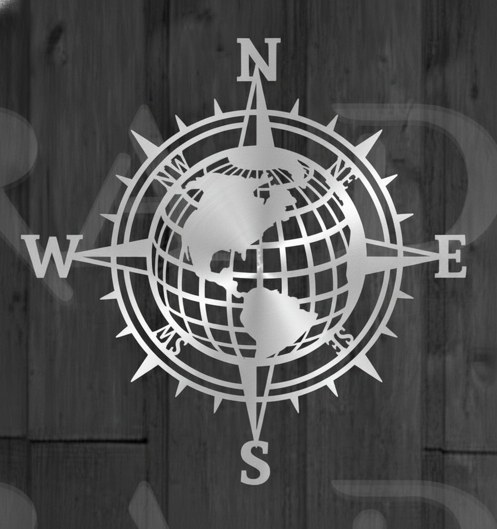 Compass Rose (World Globe)