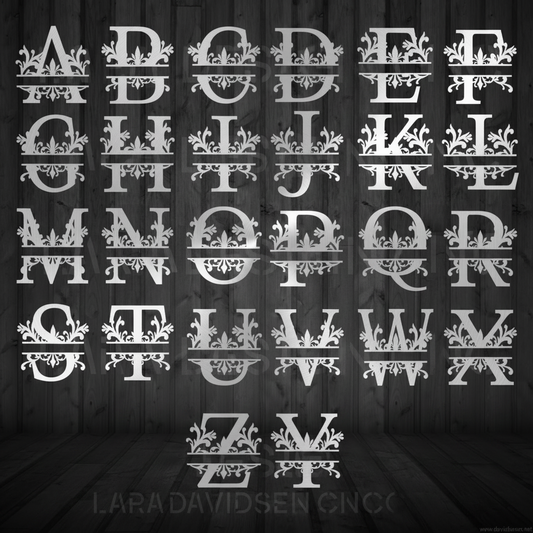 Ornate Monogram Lettering