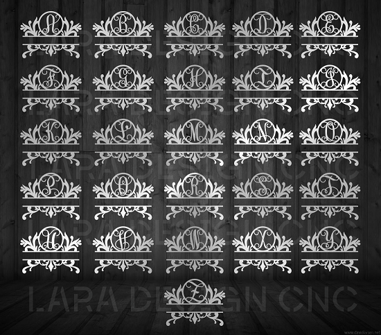 Ornate Letter Monogram (5)