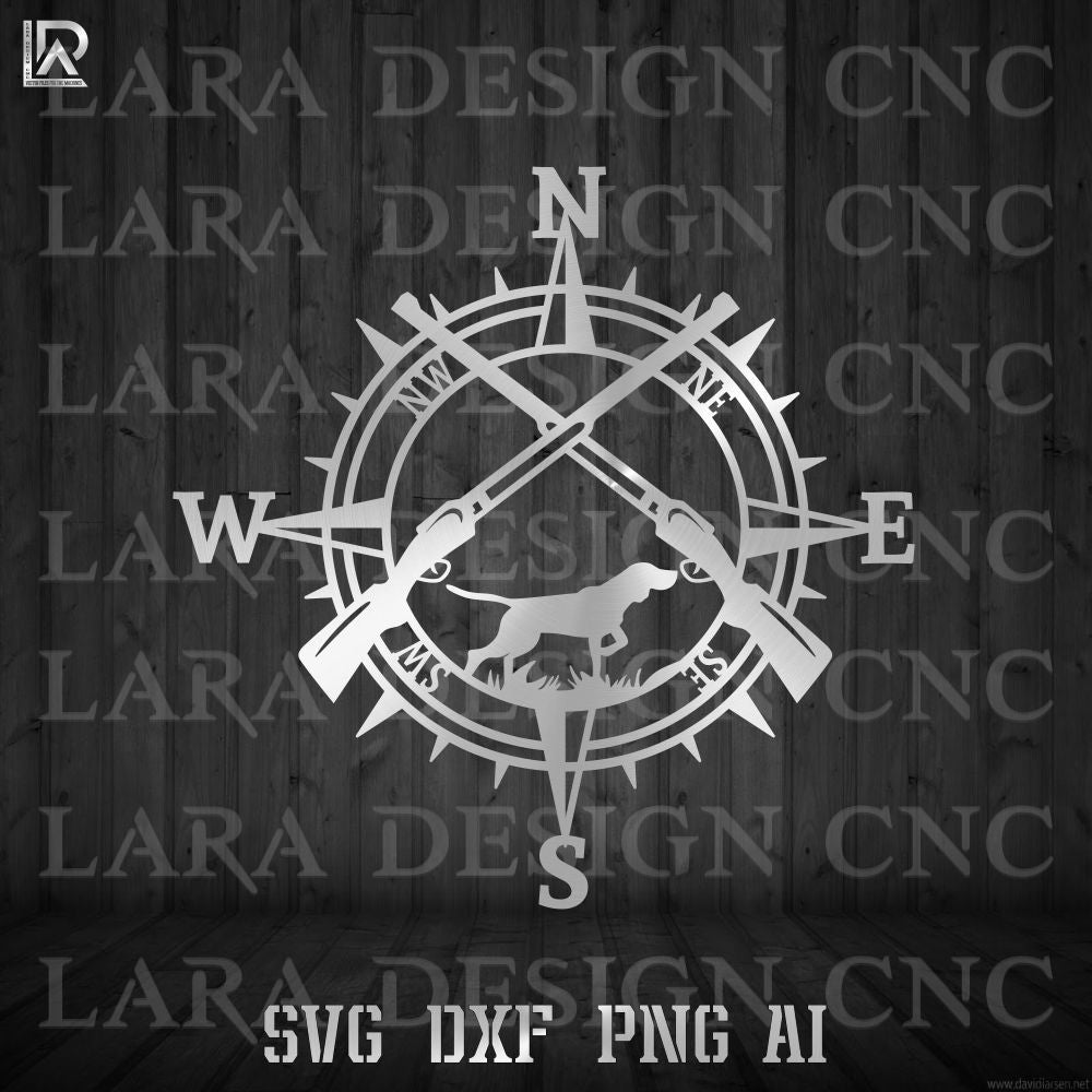 Compass Rose (Shotgun & Bird Dog)