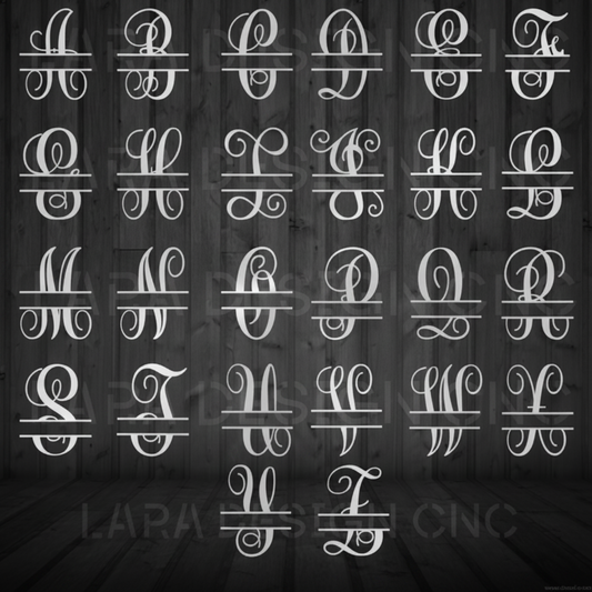 Script Letter Monograms